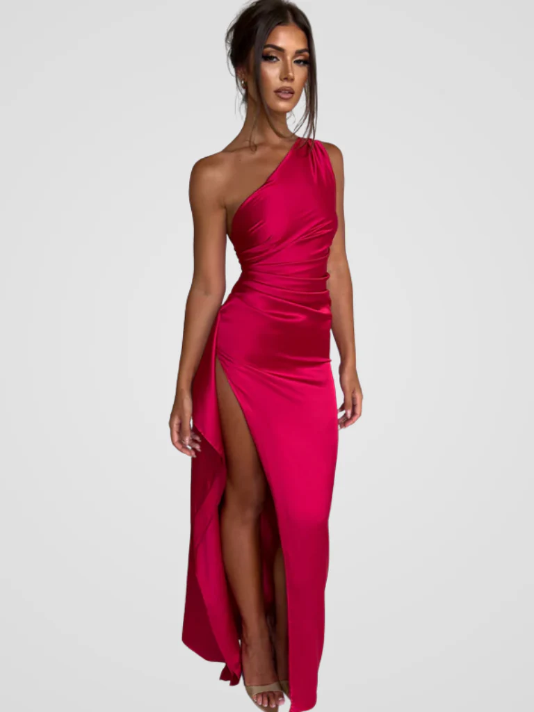 SOLEIL SATIN MAXIKLEID - Image 12