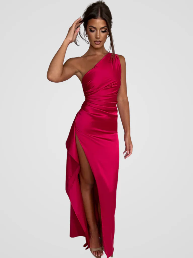 SOLEIL SATIN MAXIKLEID - Image 13