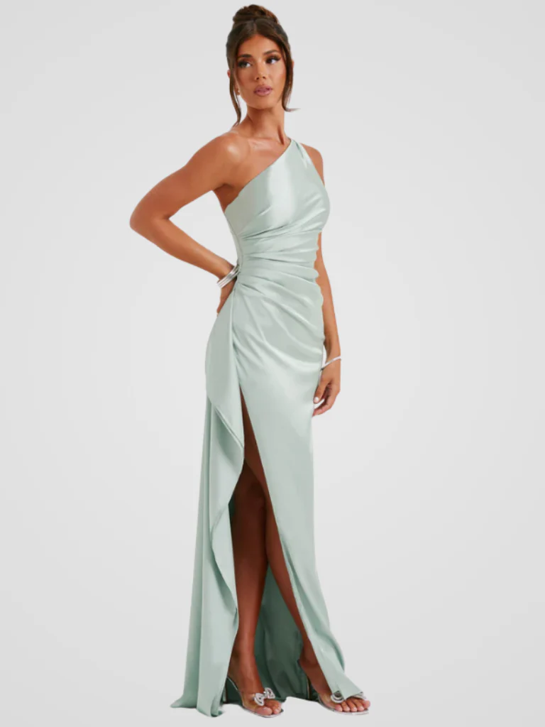 SOLEIL SATIN MAXIKLEID - Image 17