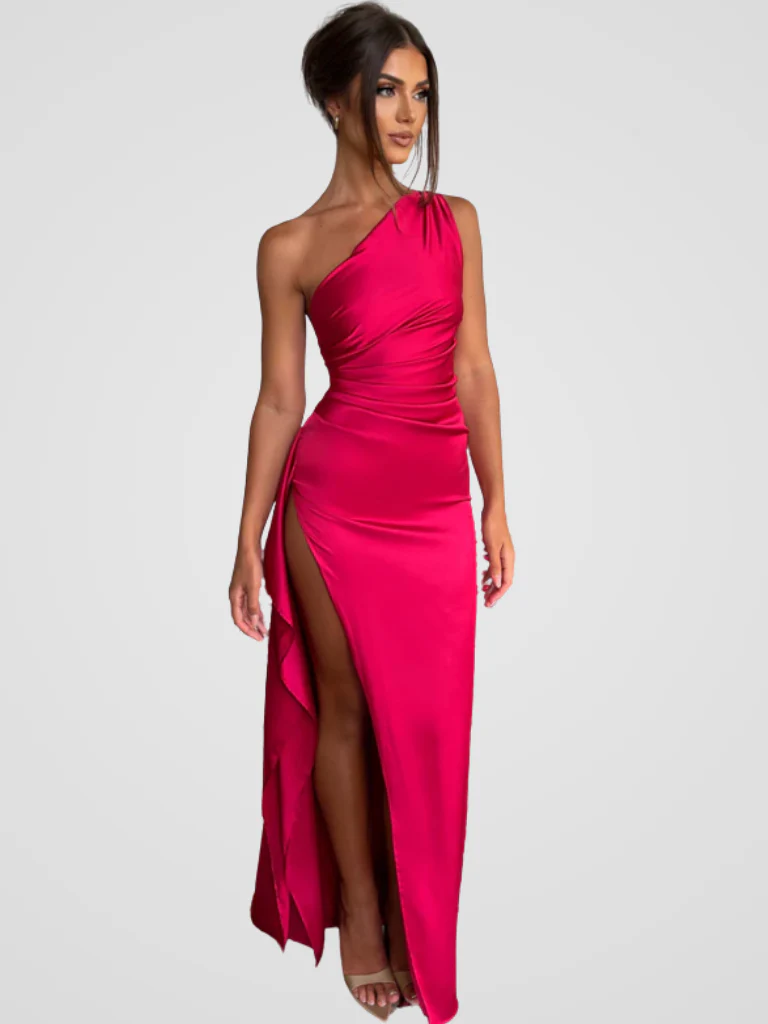 SOLEIL SATIN MAXIKLEID - Image 21