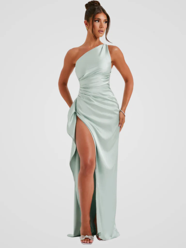 SOLEIL SATIN MAXIKLEID - Image 22