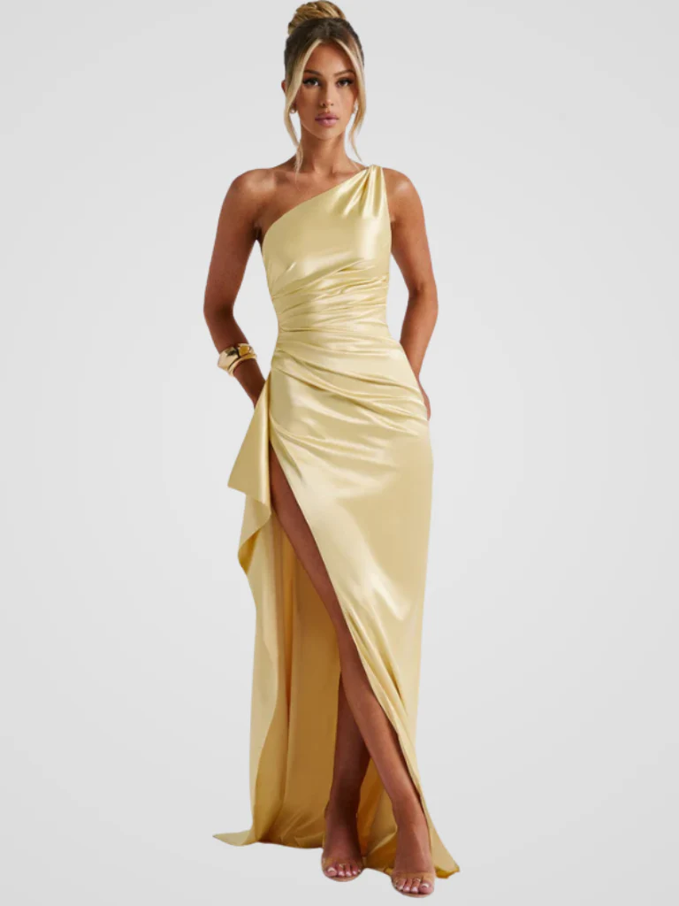 SOLEIL SATIN MAXIKLEID - Image 7