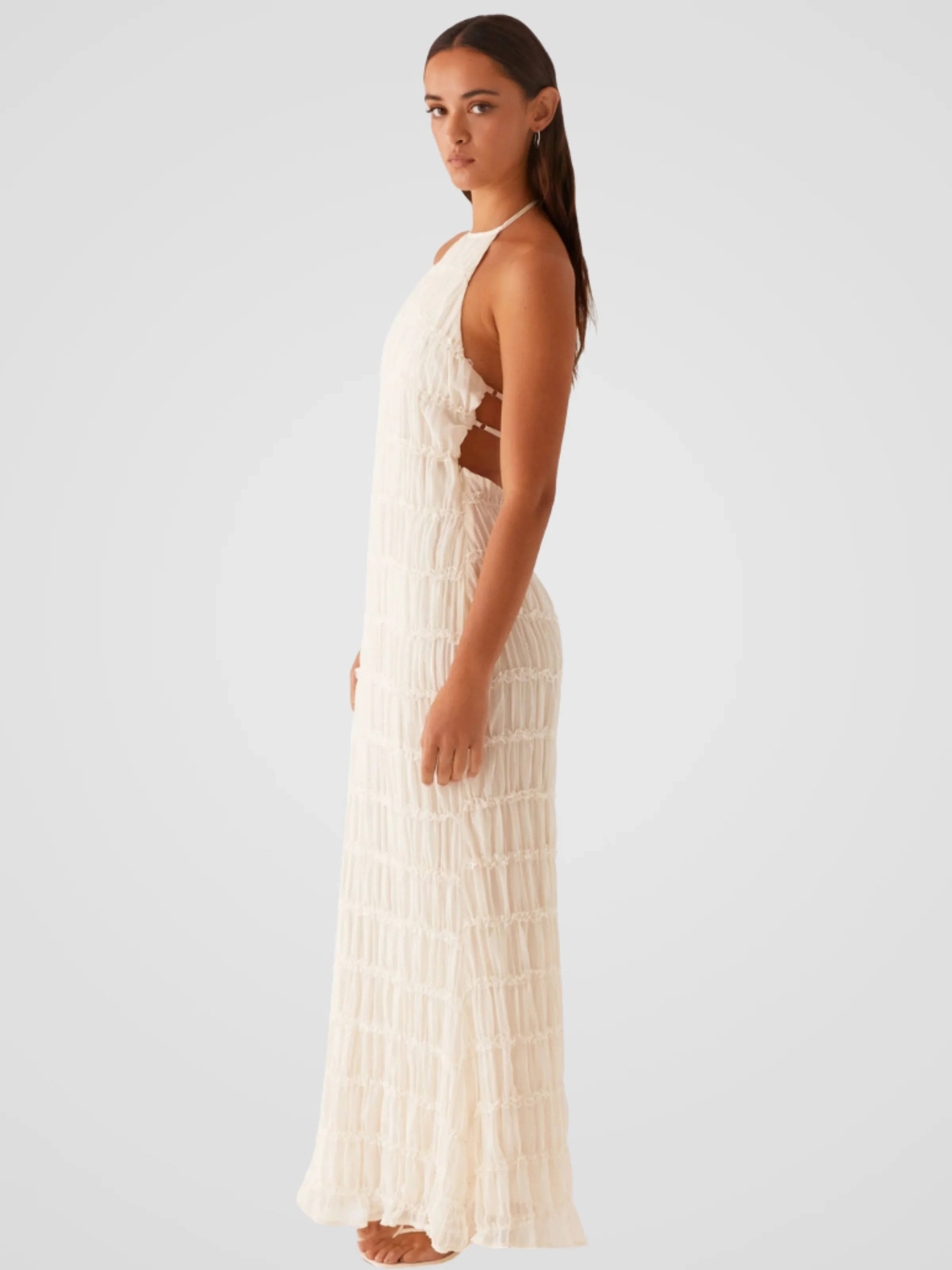 SOLÈNE TEXTURE MAXIKLEID - Image 3