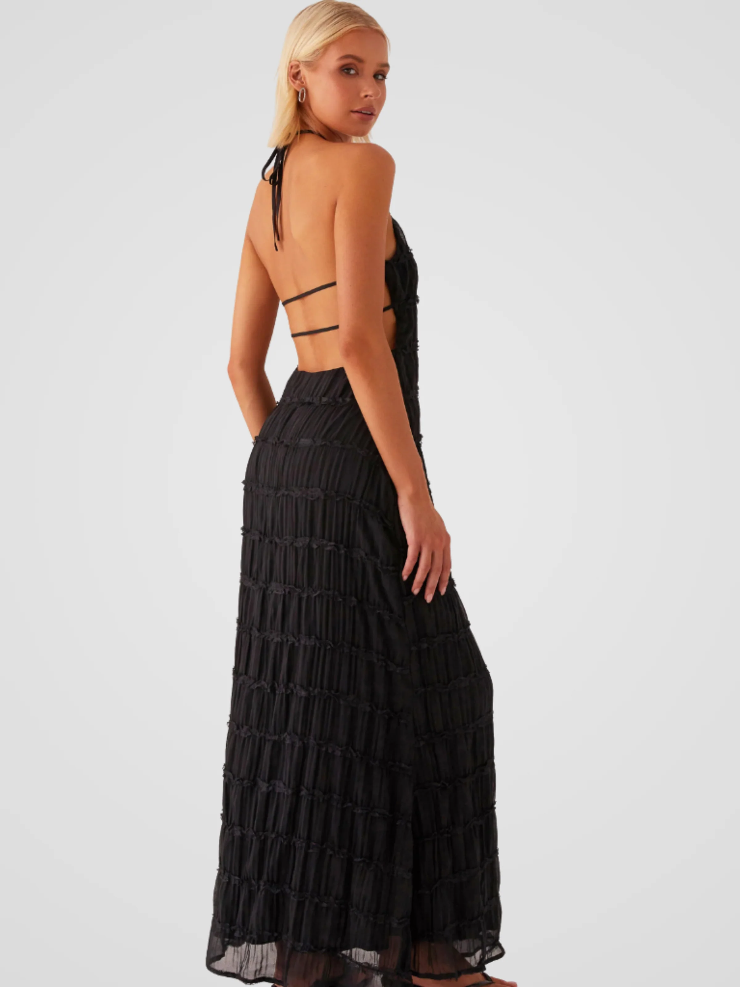 SOLÈNE TEXTURE MAXIKLEID - Image 6