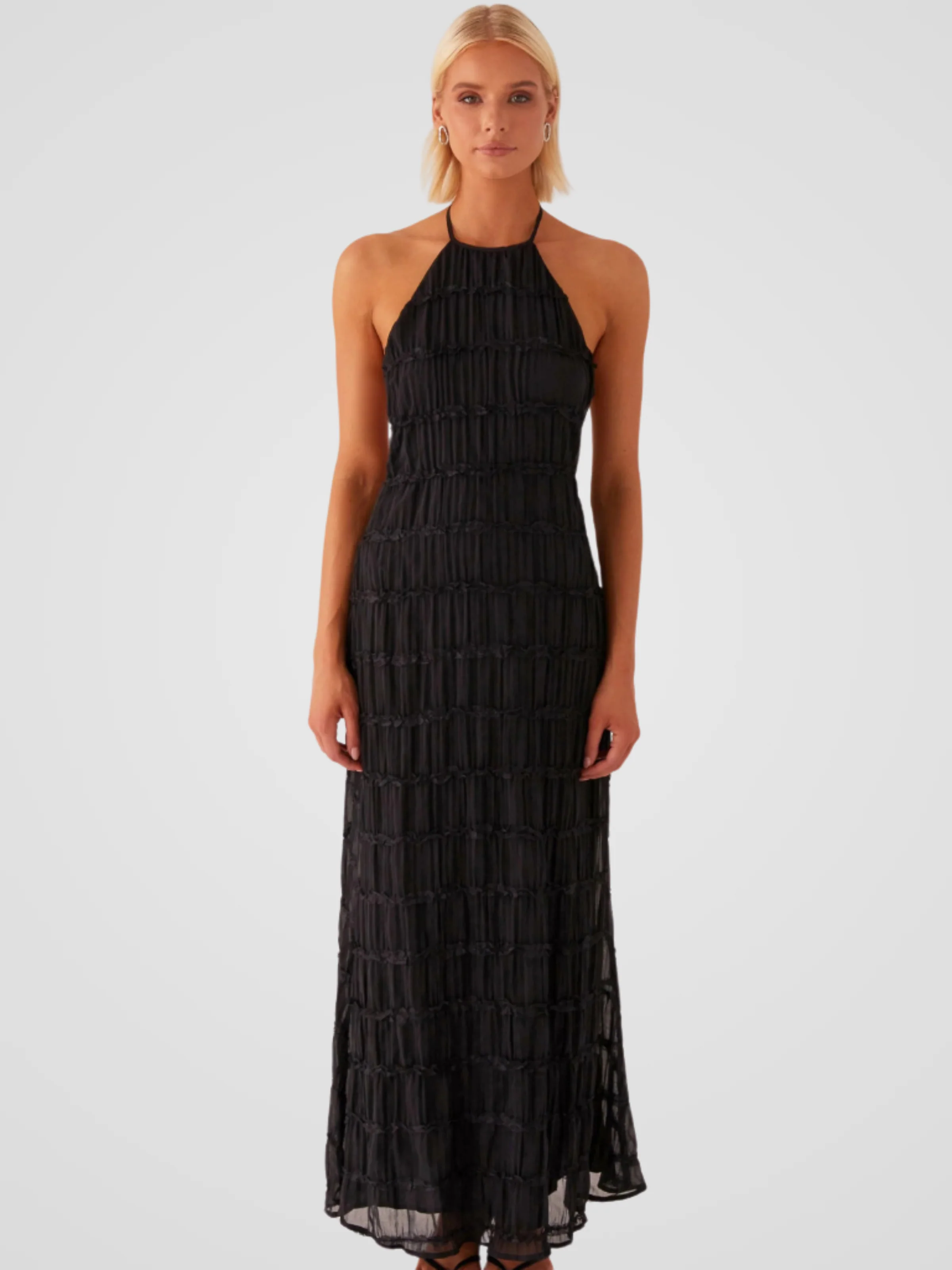 SOLÈNE TEXTURE MAXIKLEID - Image 9