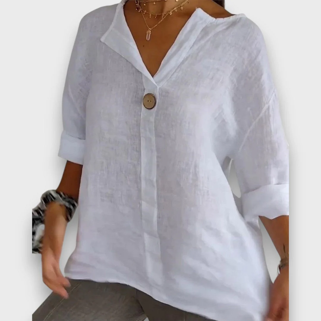 Solenne – Leichte Oversize-Bluse mit Statement-Kragen - Image 2