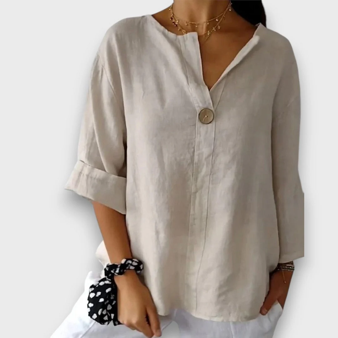 Solenne – Leichte Oversize-Bluse mit Statement-Kragen - Image 3