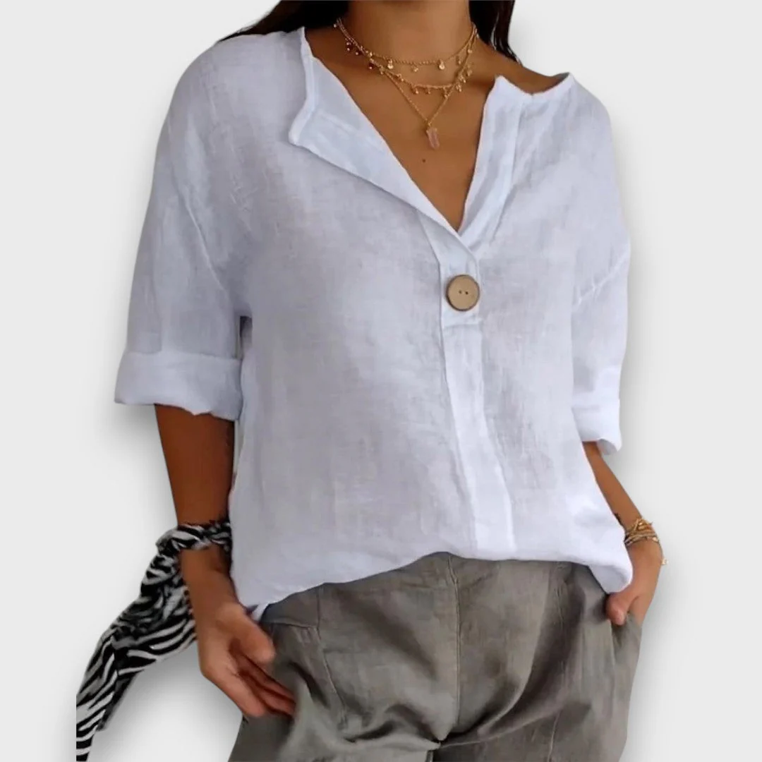 Solenne – Leichte Oversize-Bluse mit Statement-Kragen - Image 4