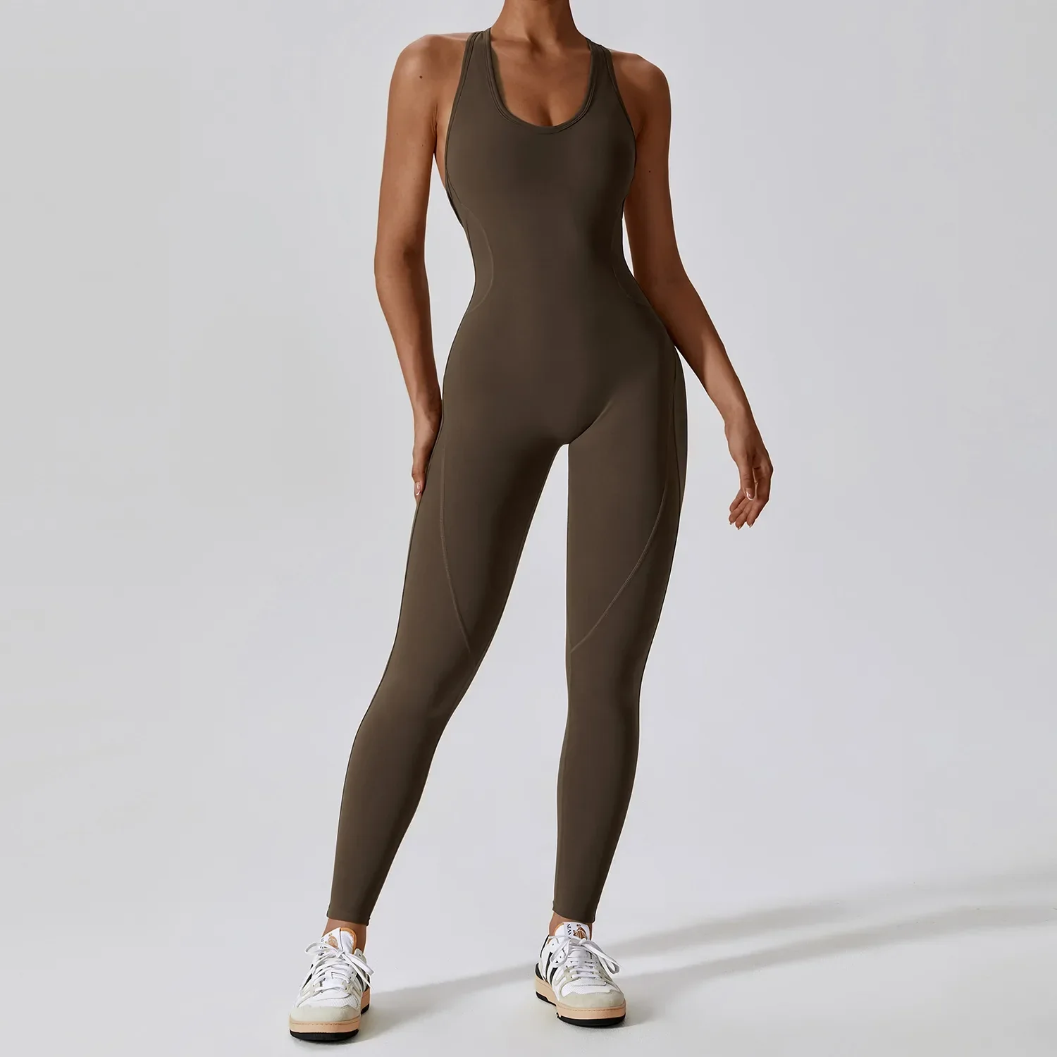 Solider Yoga-Jumpsuit für Damen – Einteilige Activewear für Yoga & Pilates - Image 10