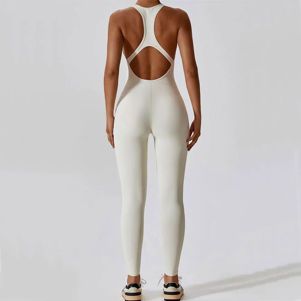 Solider Yoga-Jumpsuit für Damen – Einteilige Activewear für Yoga & Pilates - Image 7