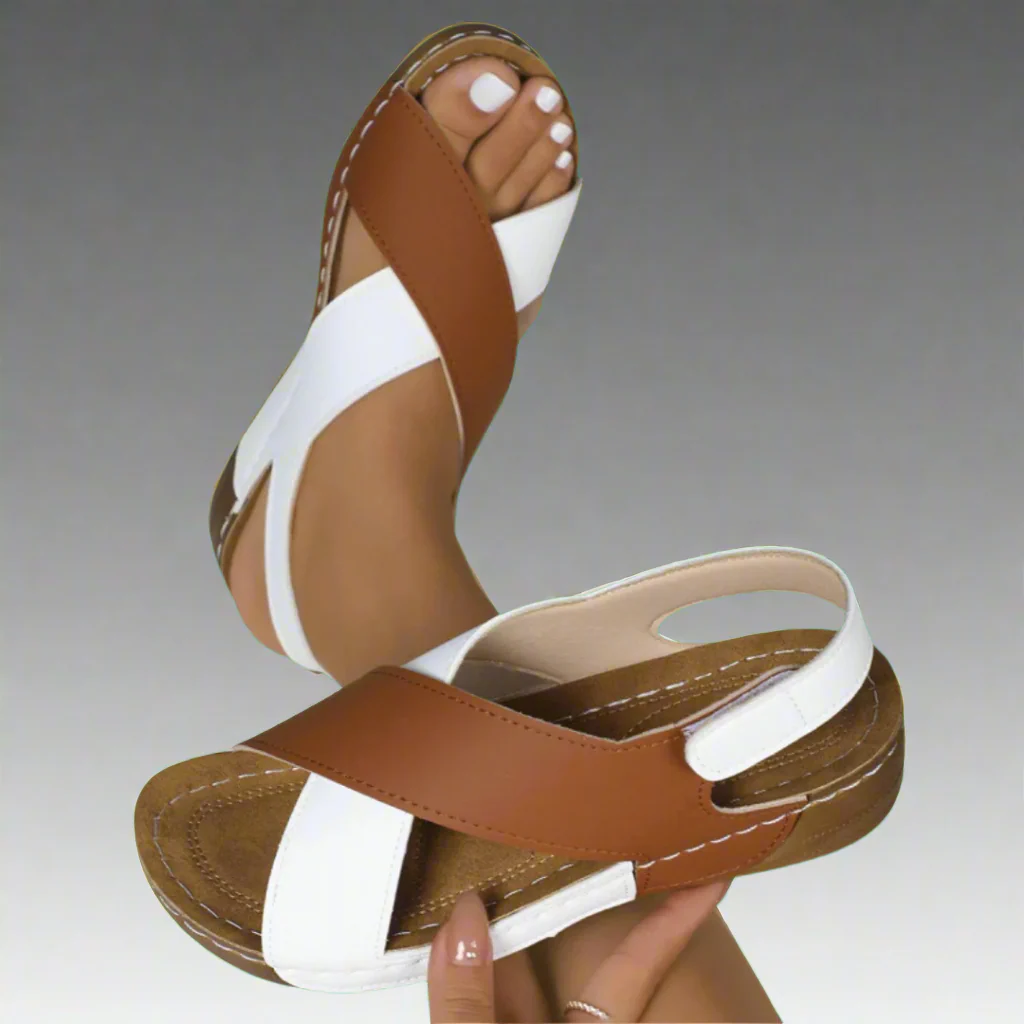 Solveig | Ultraflache, bequeme orthopädische Sandalen - Image 3