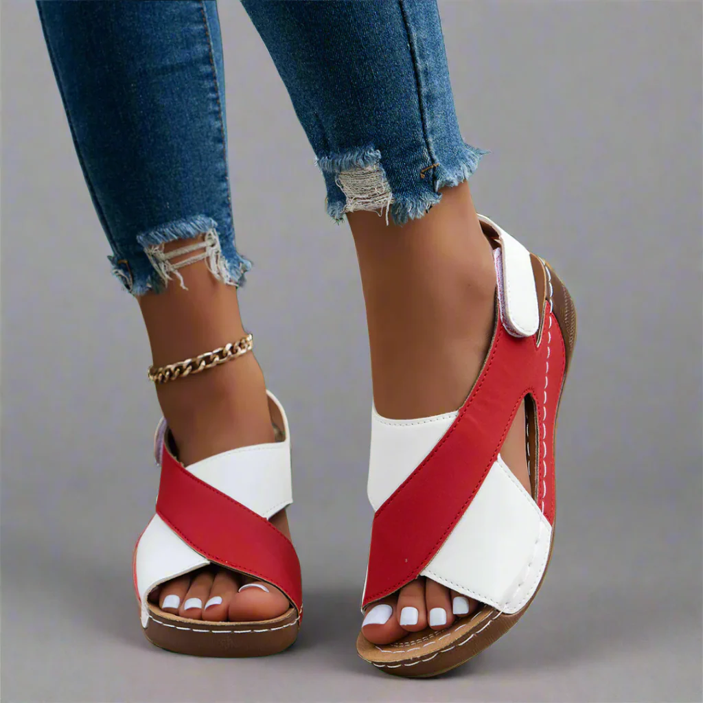 Solveig | Ultraflache, bequeme orthopädische Sandalen - Image 4