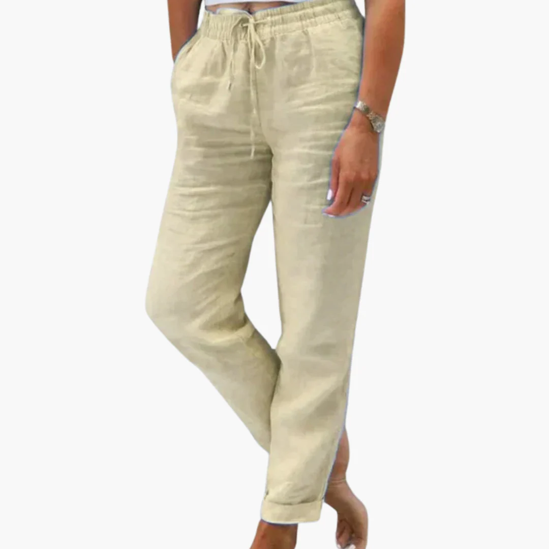 Sommerhose für Damen - Luftig, Locker & mit Tunnelzugbund - Image 2