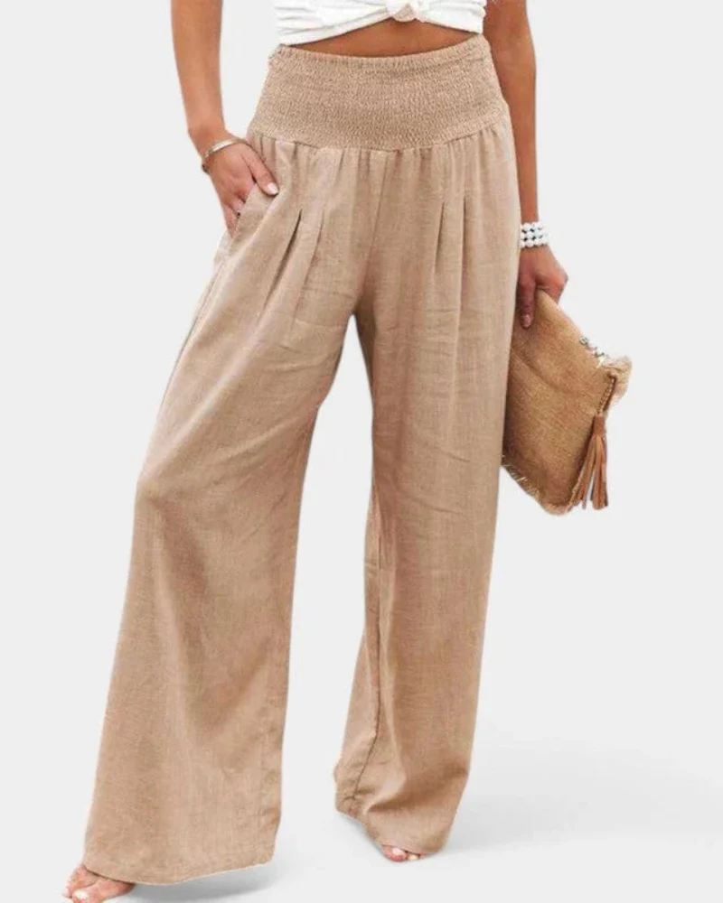 Sommerhose mit hoher Taille für Damen | Leichte - Image 10