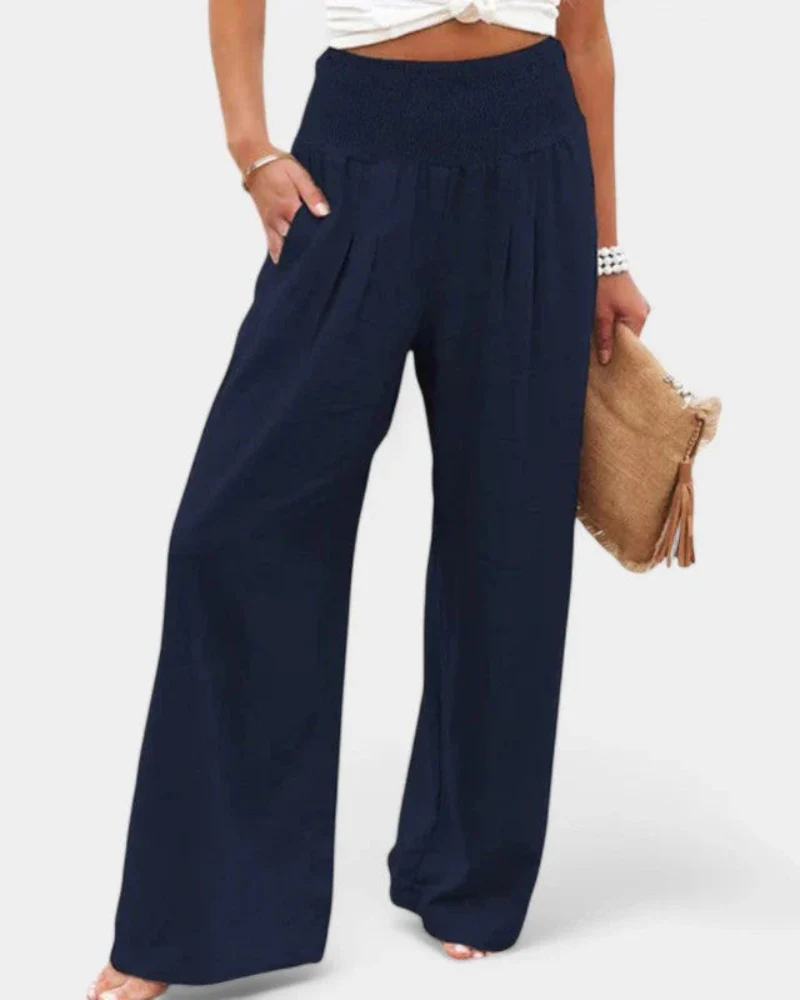 Sommerhose mit hoher Taille für Damen | Leichte - Image 7