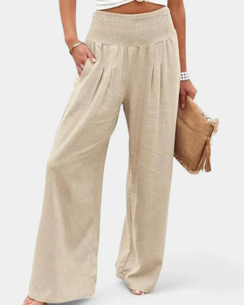 Sommerhose mit hoher Taille für Damen | Leichte - Image 9