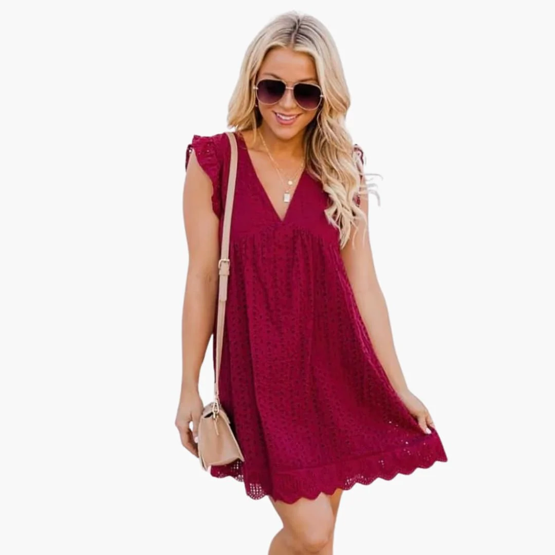 Sommerkleid Damen - Freizeitkleid mit praktischen Taschen - Image 2