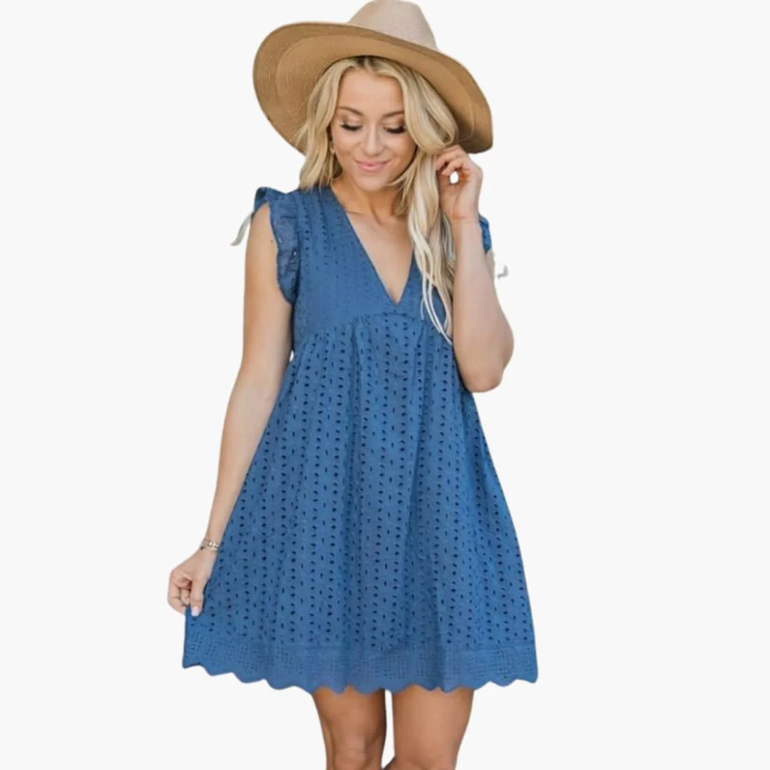 Sommerkleid Damen - Freizeitkleid mit praktischen Taschen - Image 7