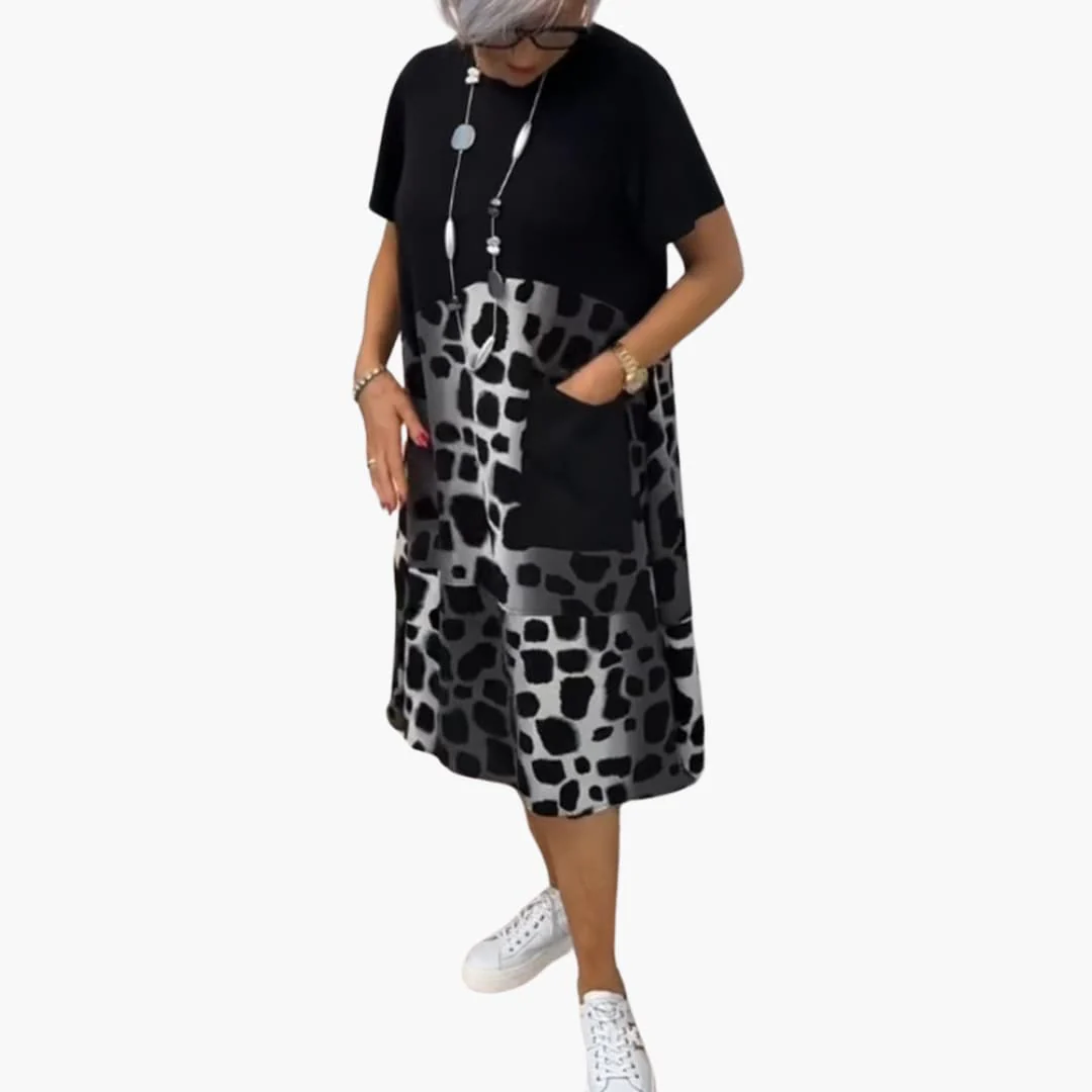 Sommerkleid Damen - Lockeres Freizeitkleid mit Musterprint - Image 10