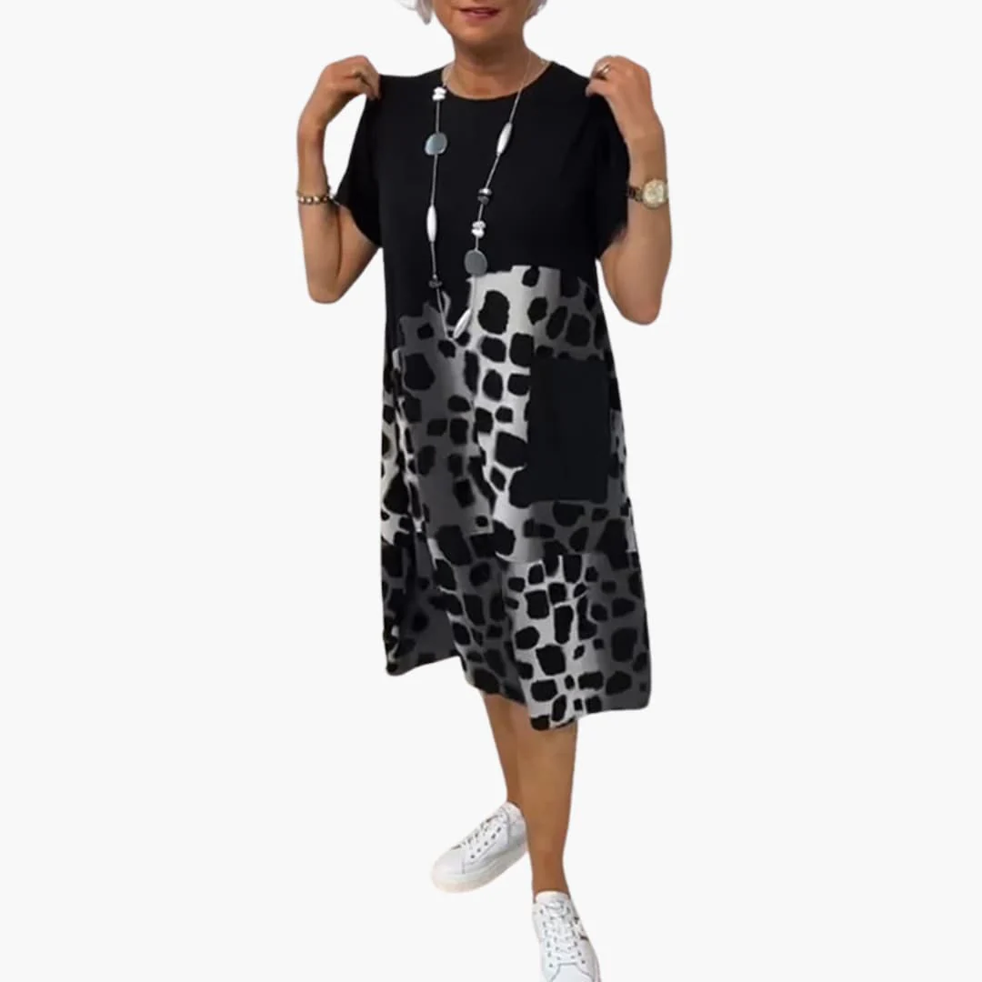 Sommerkleid Damen - Lockeres Freizeitkleid mit Musterprint - Image 11