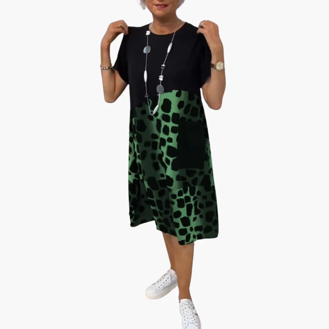 Sommerkleid Damen - Lockeres Freizeitkleid mit Musterprint - Image 3