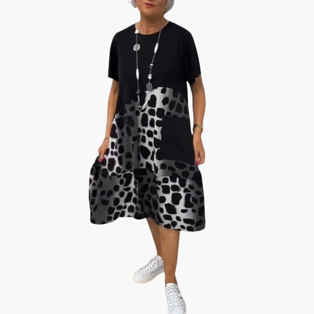 Sommerkleid Damen - Lockeres Freizeitkleid mit Musterprint - Image 5