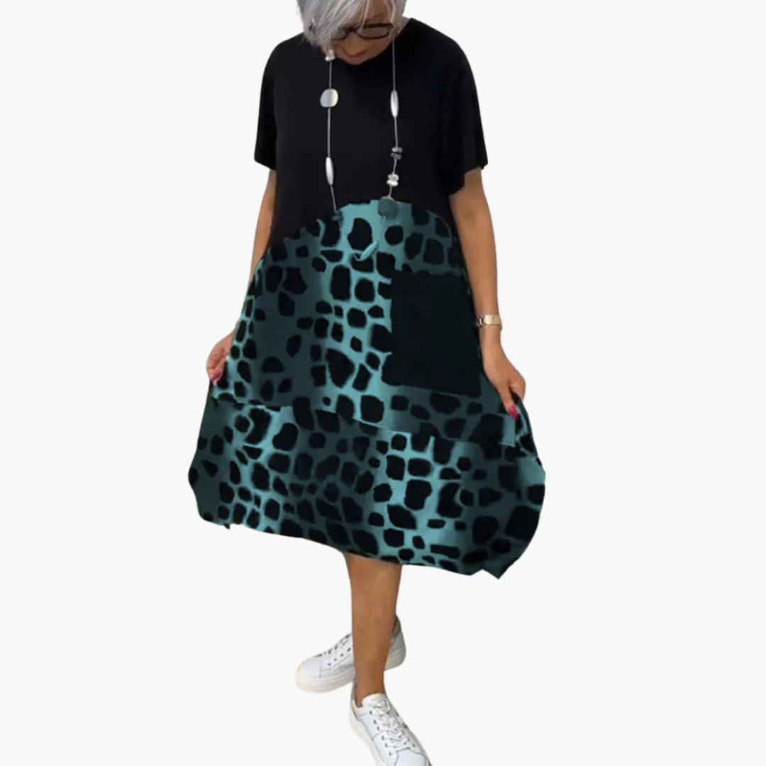 Sommerkleid Damen - Lockeres Freizeitkleid mit Musterprint - Image 7