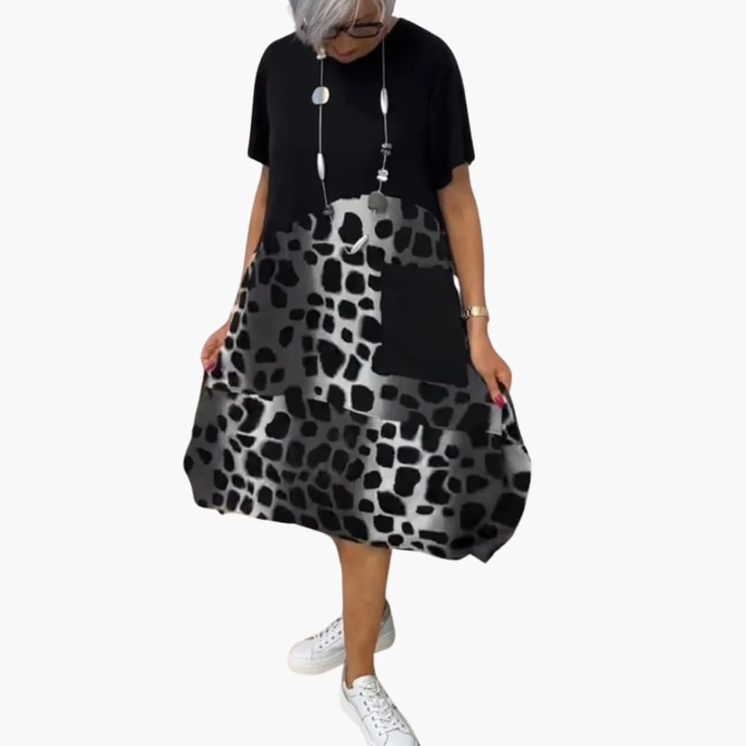 Sommerkleid Damen - Lockeres Freizeitkleid mit Musterprint - Image 8