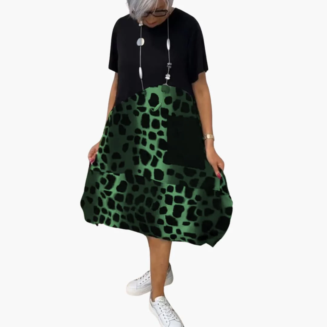 Sommerkleid Damen - Lockeres Freizeitkleid mit Musterprint - Image 9