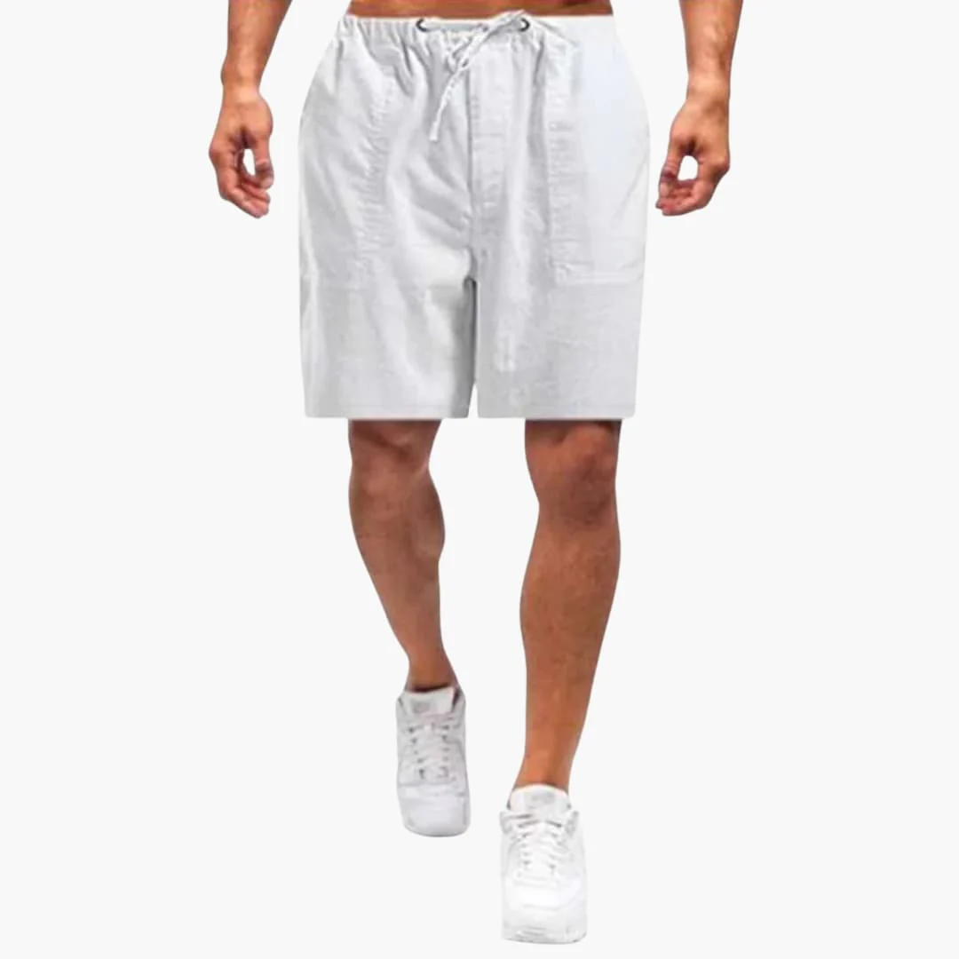 Sommerliche Freizeitherren-Shorts mit Kordelzug und Seitentaschen - Image 3