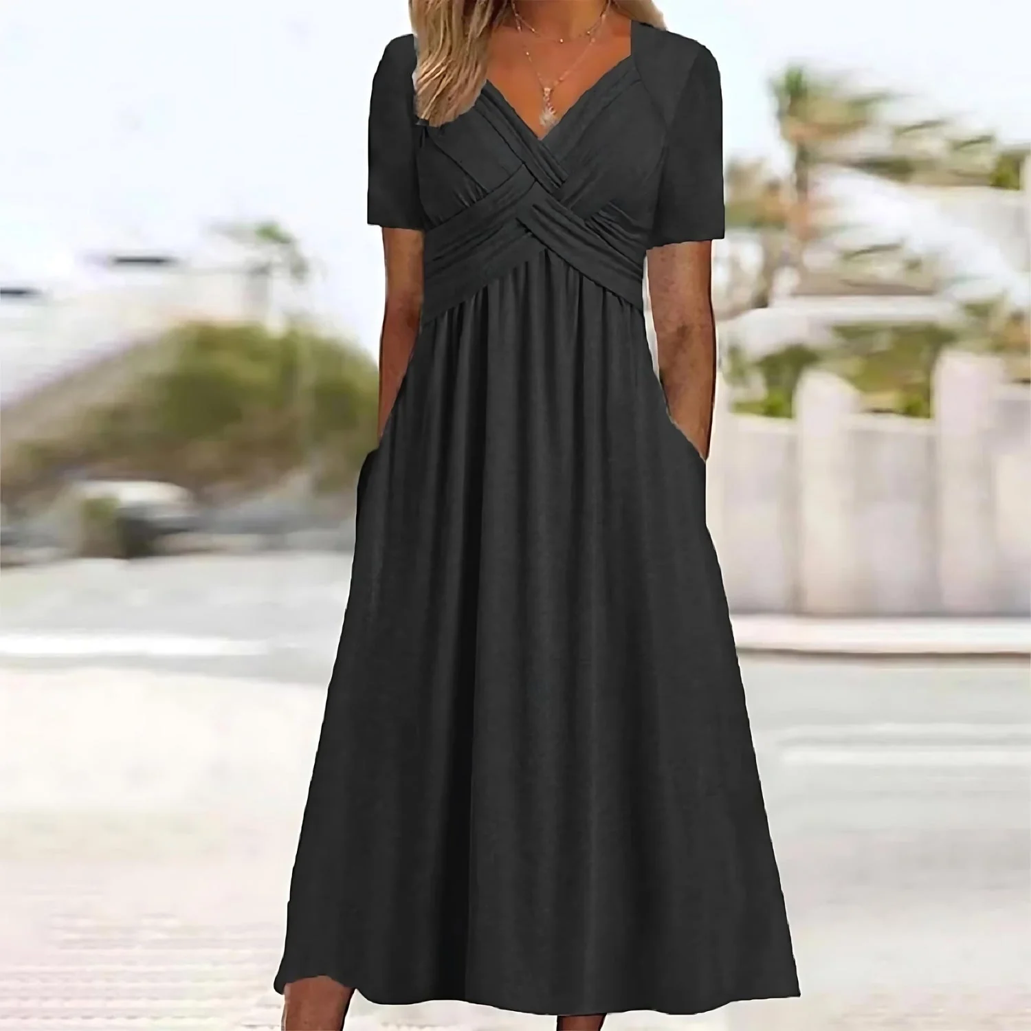 Sonia-  Midikleid mit Bauchschutz - Image 2