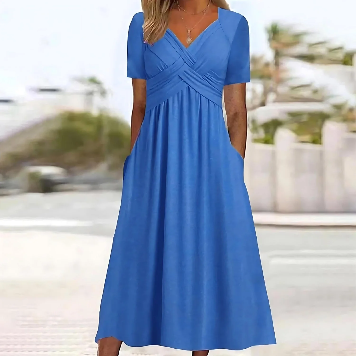 Sonia-  Midikleid mit Bauchschutz - Image 5