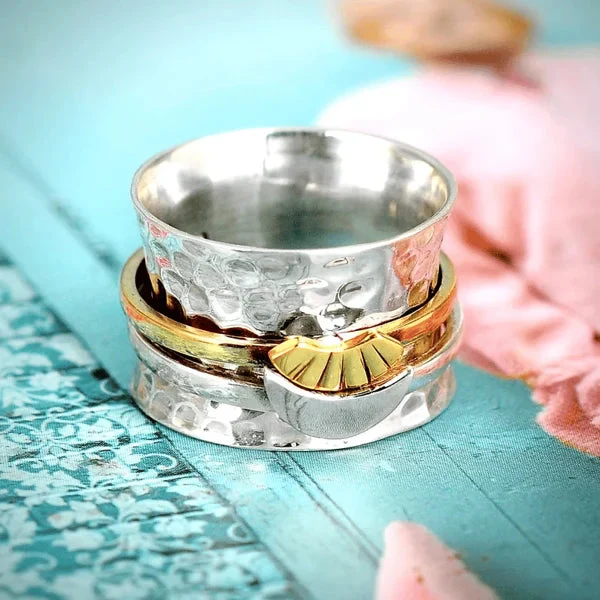 Sonne und Mond Spinner Ring - Image 2