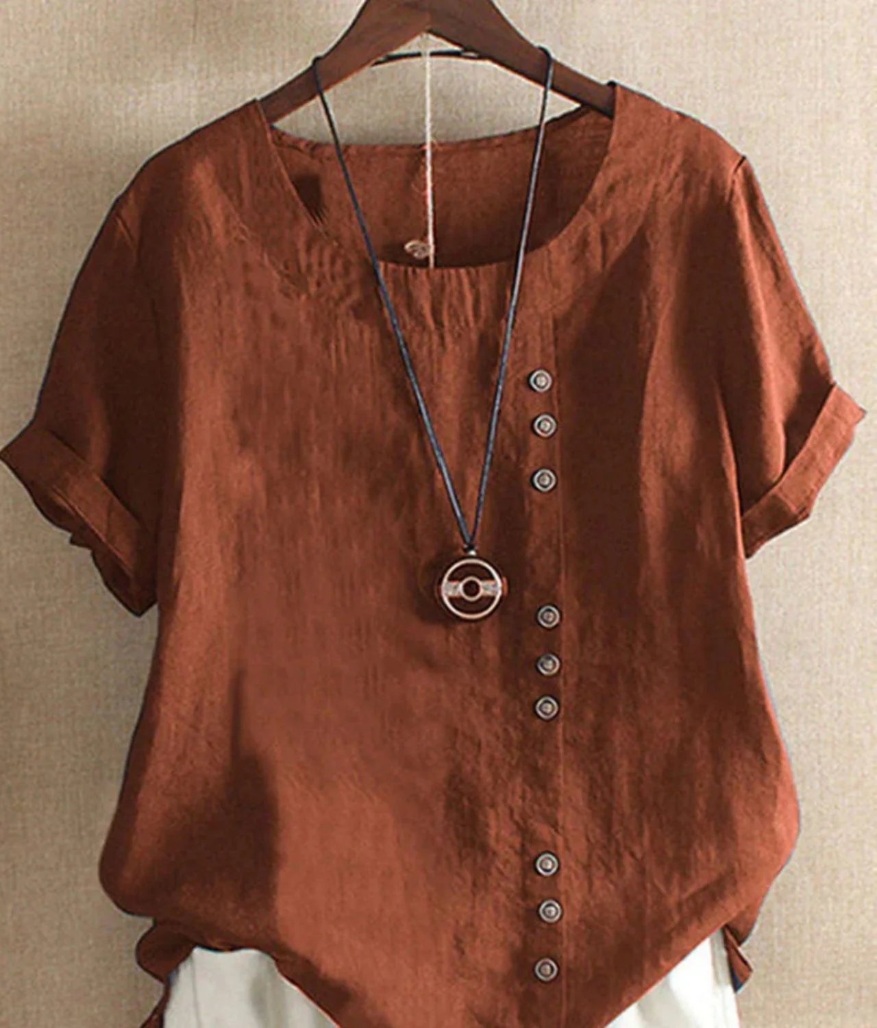 Sophia | Bequemes Sommertop aus Leinen - Image 3