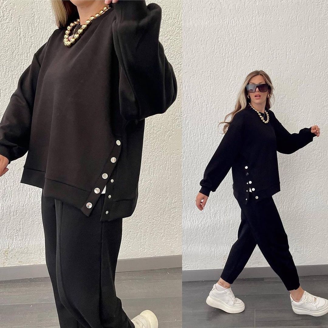 SOPHIA CASUAL-ANZUG MIT SEITENSCHLITZEN - Image 4