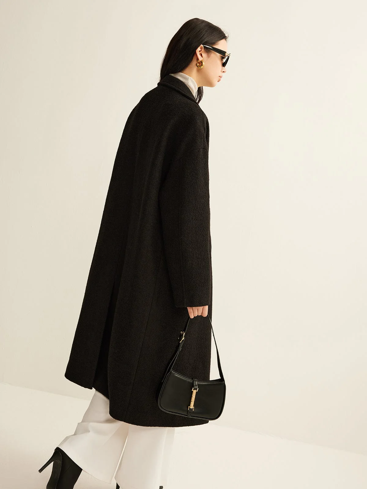 Sophia | Eleganter Trenchcoat für Damen Schwarz Klassisch - Image 3