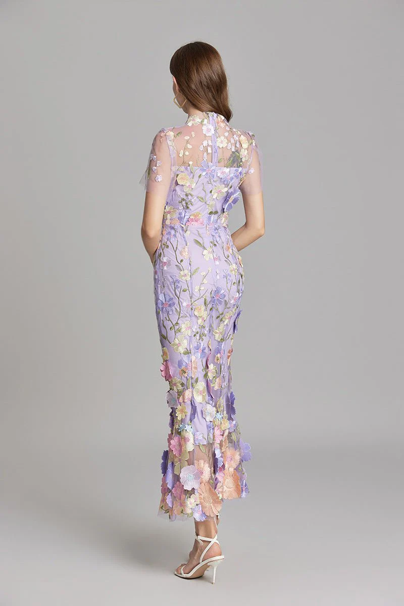 Sophia - Elegantes Blumenkleid im Midi-Stil - Image 11