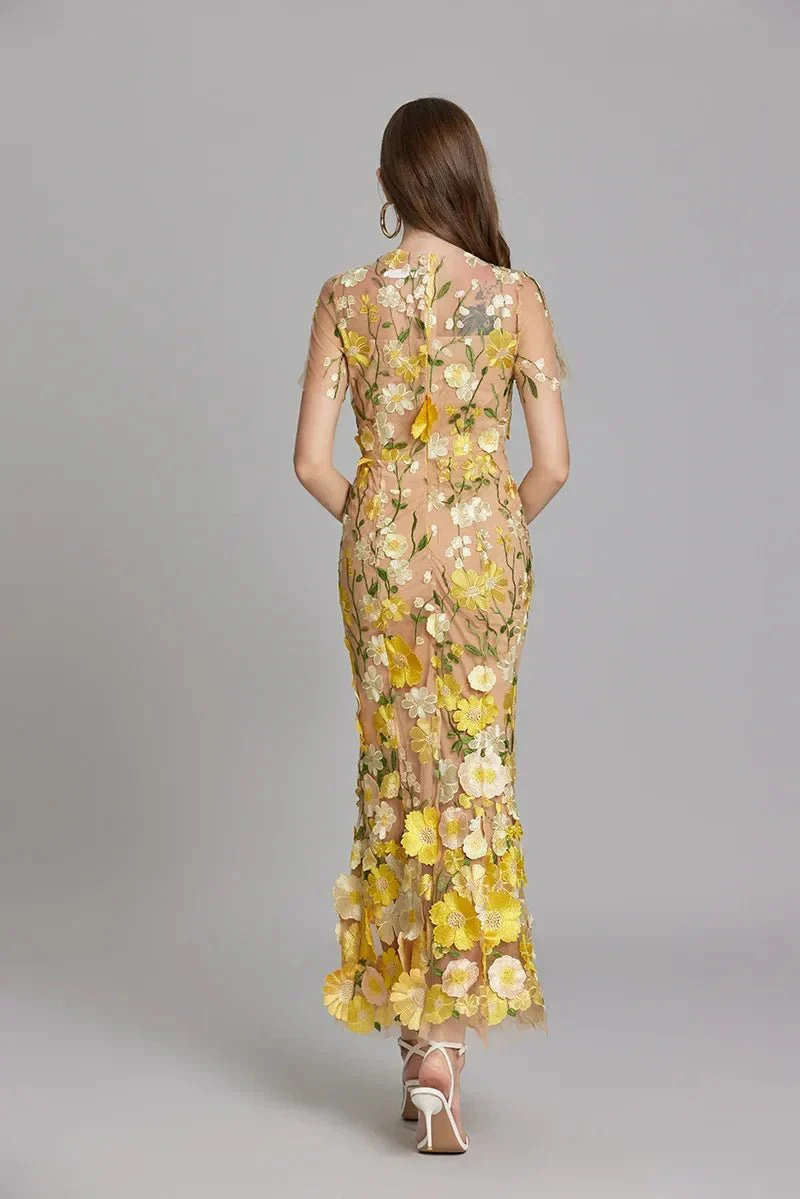 Sophia - Elegantes Blumenkleid im Midi-Stil - Image 13