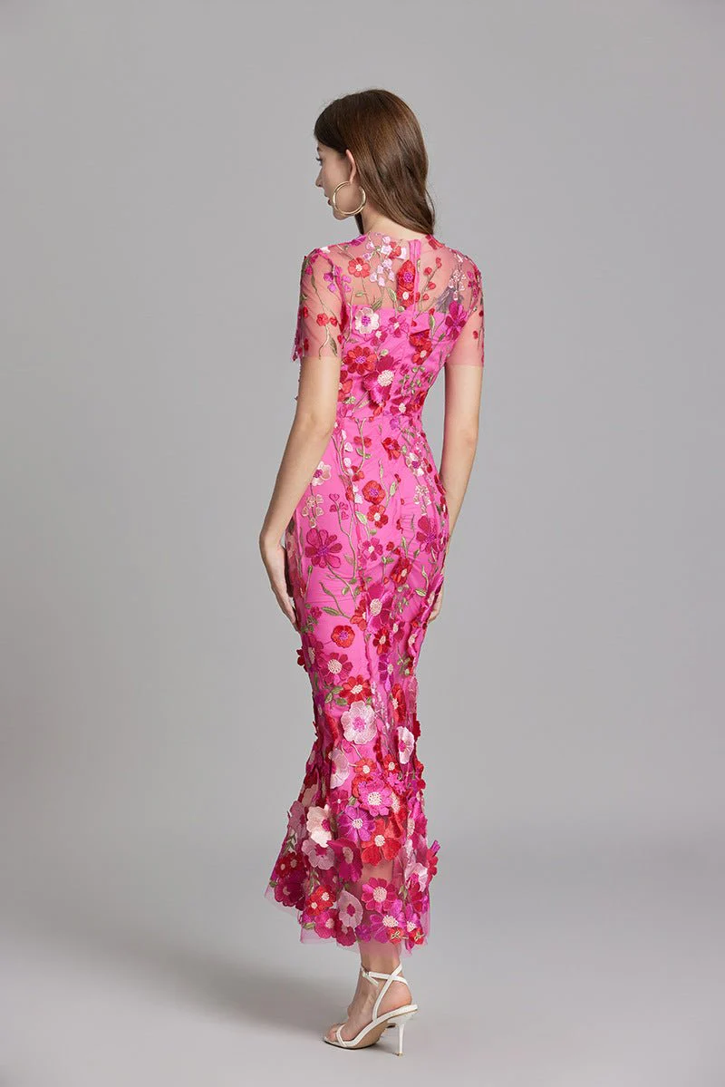 Sophia - Elegantes Blumenkleid im Midi-Stil - Image 3