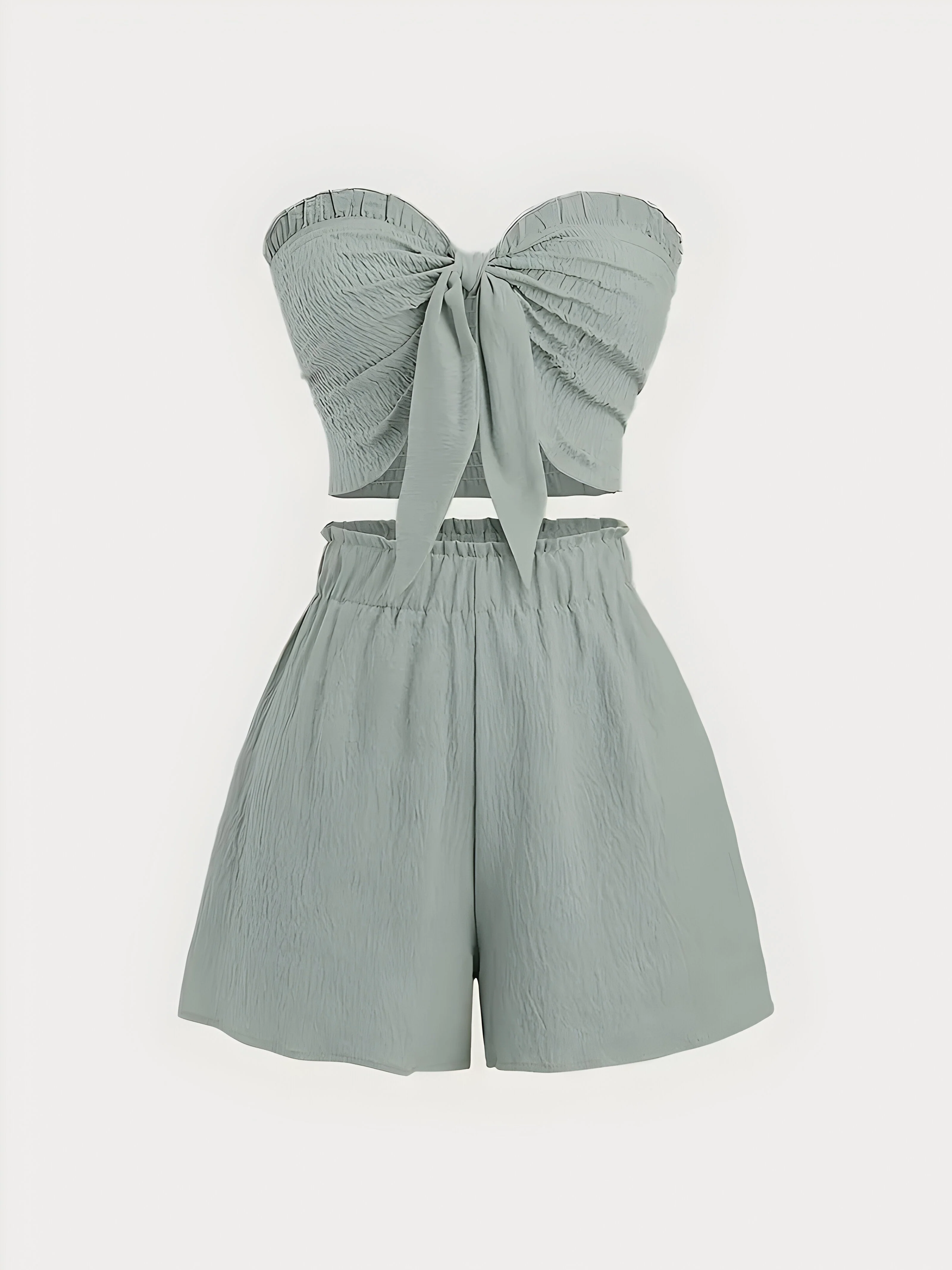 Sophie | Romantisches Date am Meer Top + Shorts Slim Fit - Image 5