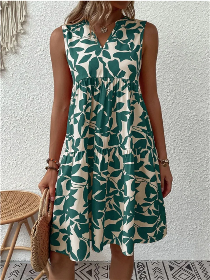 Sorene | Elegantes Fließendes Kleid mit Blumenmuster - Image 4
