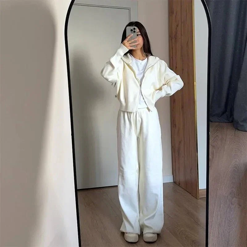 Soria | Damen Strick Set Jacke Mit Reißverschluss - Image 6
