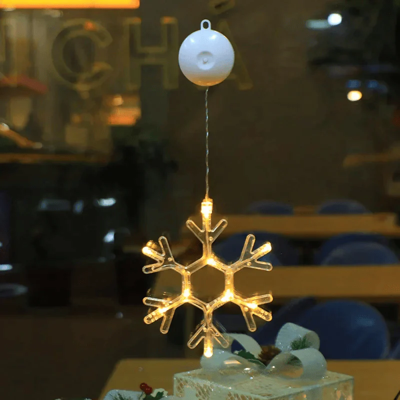 SparkleLights | LED-Lampe in Schneeflocken- und Sternform für die Weihnachtsdekoration - Image 10