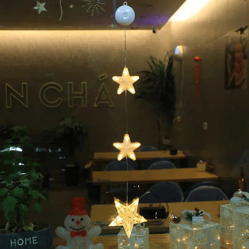 SparkleLights | LED-Lampe in Schneeflocken- und Sternform für die Weihnachtsdekoration - Image 29