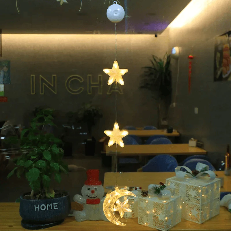 SparkleLights | LED-Lampe in Schneeflocken- und Sternform für die Weihnachtsdekoration - Image 31