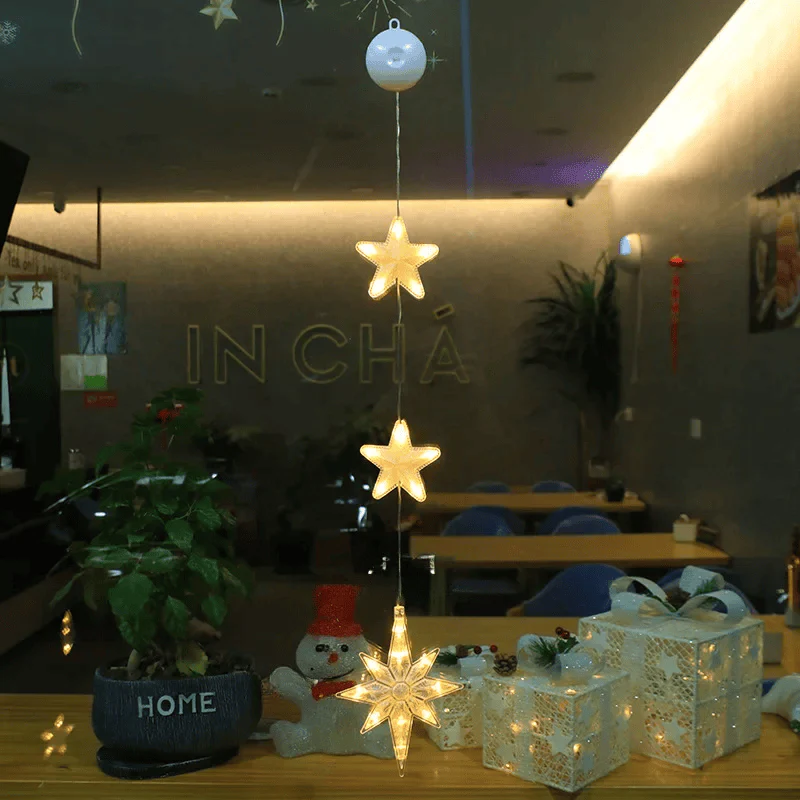 SparkleLights | LED-Lampe in Schneeflocken- und Sternform für die Weihnachtsdekoration - Image 32