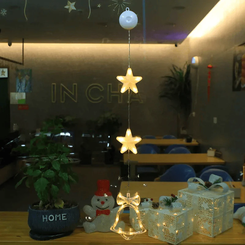 SparkleLights | LED-Lampe in Schneeflocken- und Sternform für die Weihnachtsdekoration - Image 35