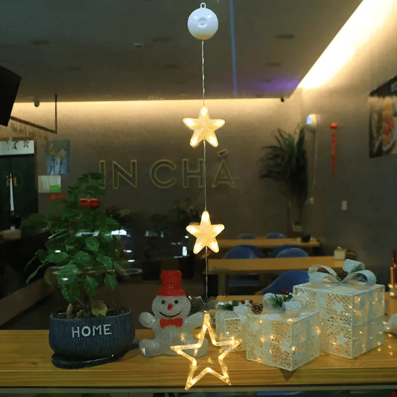 SparkleLights | LED-Lampe in Schneeflocken- und Sternform für die Weihnachtsdekoration - Image 38