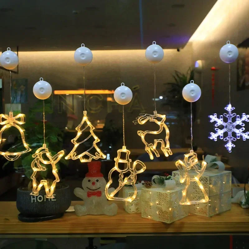 SparkleLights | LED-Lampe in Schneeflocken- und Sternform für die Weihnachtsdekoration - Image 4