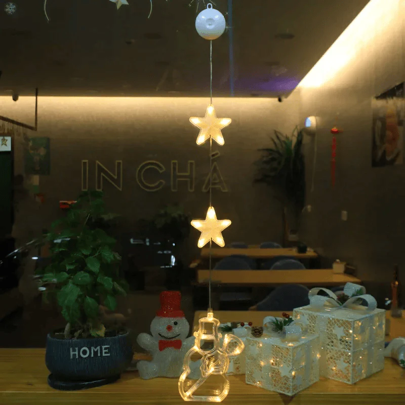 SparkleLights | LED-Lampe in Schneeflocken- und Sternform für die Weihnachtsdekoration - Image 40